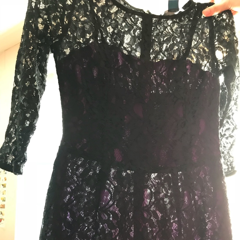 French Connection lacy purple dress- NEW